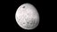 3D realistic moon