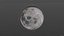 3D realistic moon