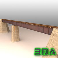Rail bridge girder