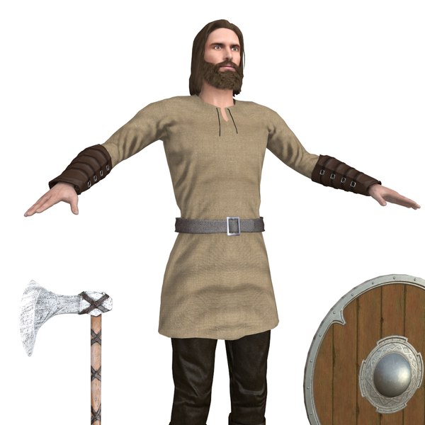 3D viking rigging man model - TurboSquid 1259489