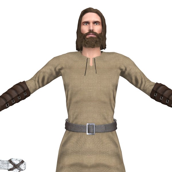 3D viking rigging man model - TurboSquid 1259489