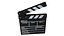 3D model Megaphone Film Tape and Clapboard Collection