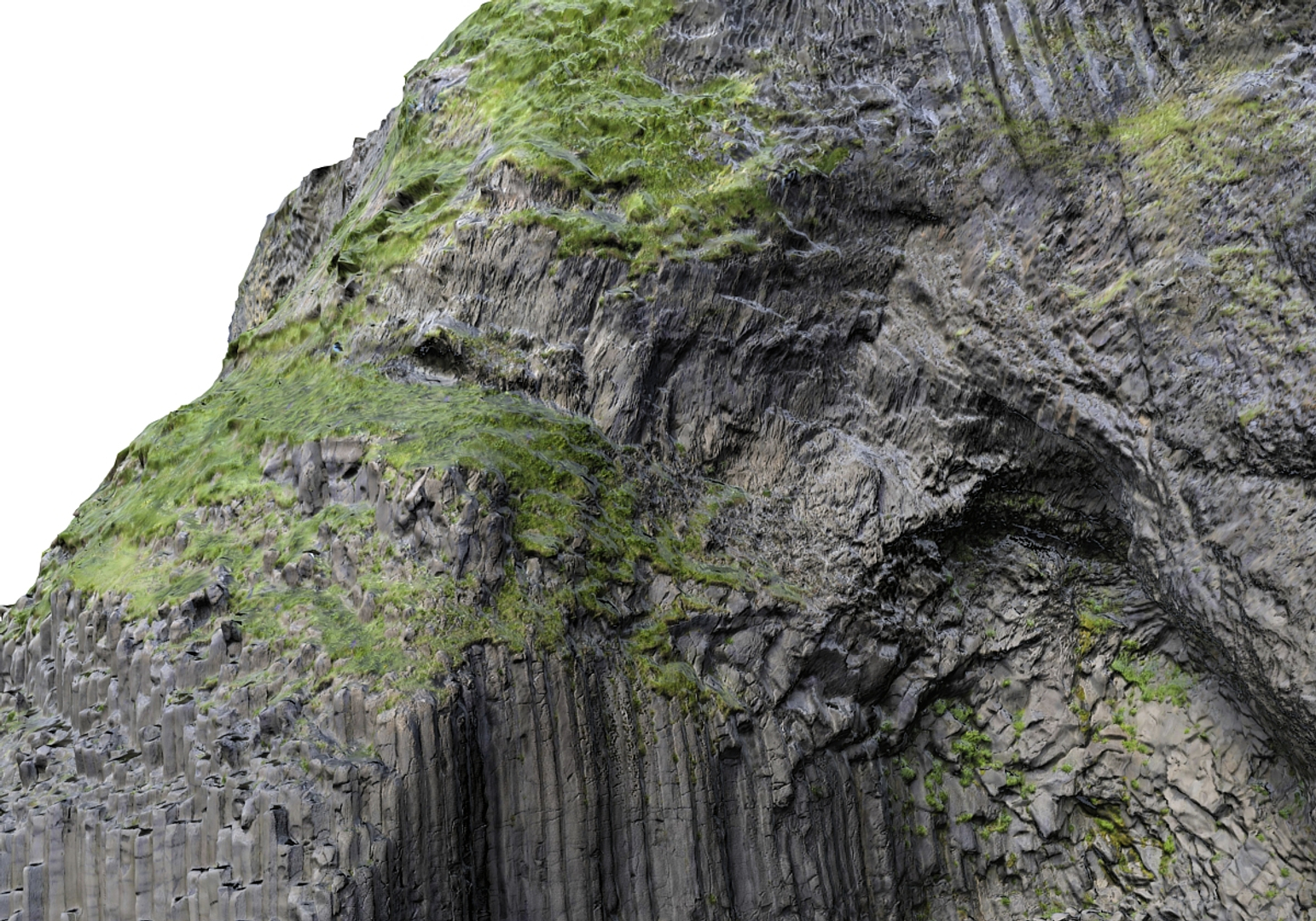 3D iceland basalt cliff cave - TurboSquid 1605704