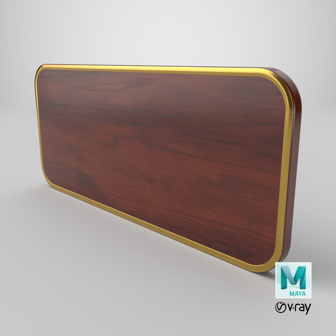 3D Wooden Nameplate model https://p.turbosquid.com/ts-thumb/NG/YdkCp5/px/stemcell_maya_vray_render/png/1773964666/1920x1080/fit_q87/c966bc5c31349e6f1f6d71699a45de67e9cc8ea7/stemcell_maya_vray_render.jpg