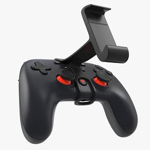 Google Stadia Controller with Phone Mount Blue