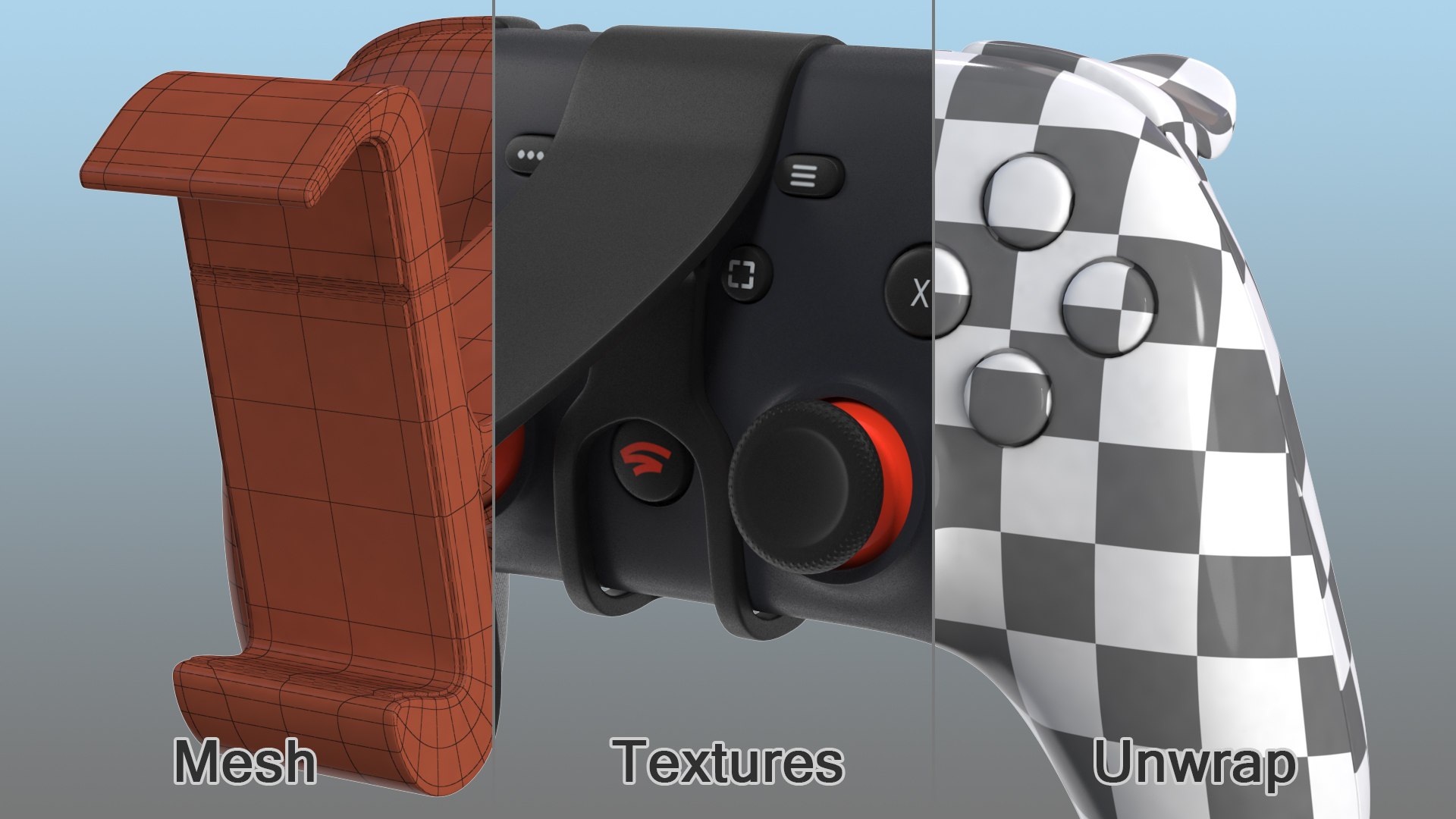 google stadia controller phone 3D model https://p.turbosquid.com/ts-thumb/NG/fKsmgh/gmrlynkc/googlestadiacontrollerwithphonemountbluemb3dmodel011/jpg/1590800849/1920x1080/fit_q87/1ac719c70296428b700ffc4c4021db42e79376cf/googlestadiacontrollerwithphonemountbluemb3dmodel011.jpg
