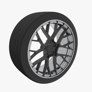 Supercar Wheel 3D model