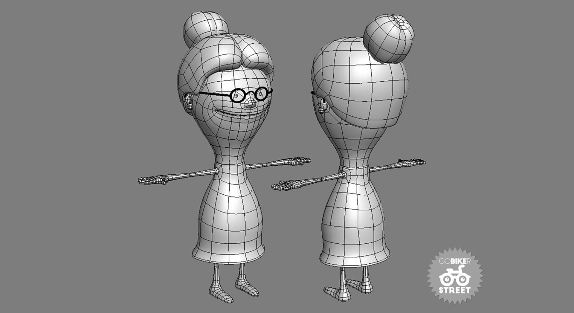 3D Family Cartoon Characters Model - TurboSquid 1725686