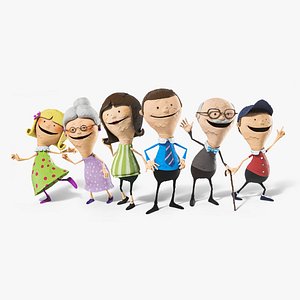 Family Cartoon Characters