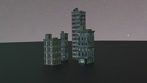3D buildings shelter house