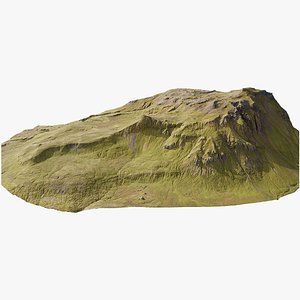 Icelandic Mountain Cliffs - 3D PBR Model