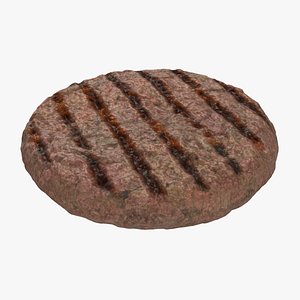 Burger Patty 3D
