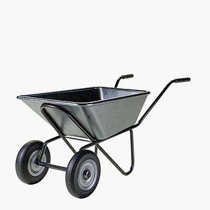 Worn Wheelbarrow 3D model