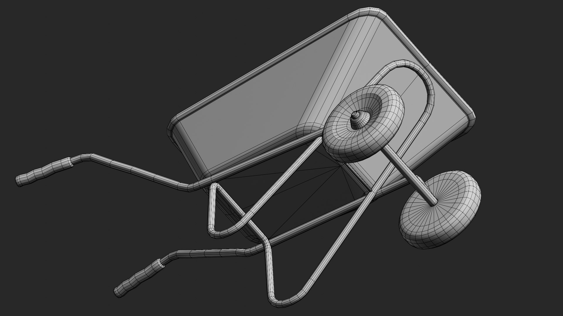 Worn Wheelbarrow 3D Model - TurboSquid 2175295