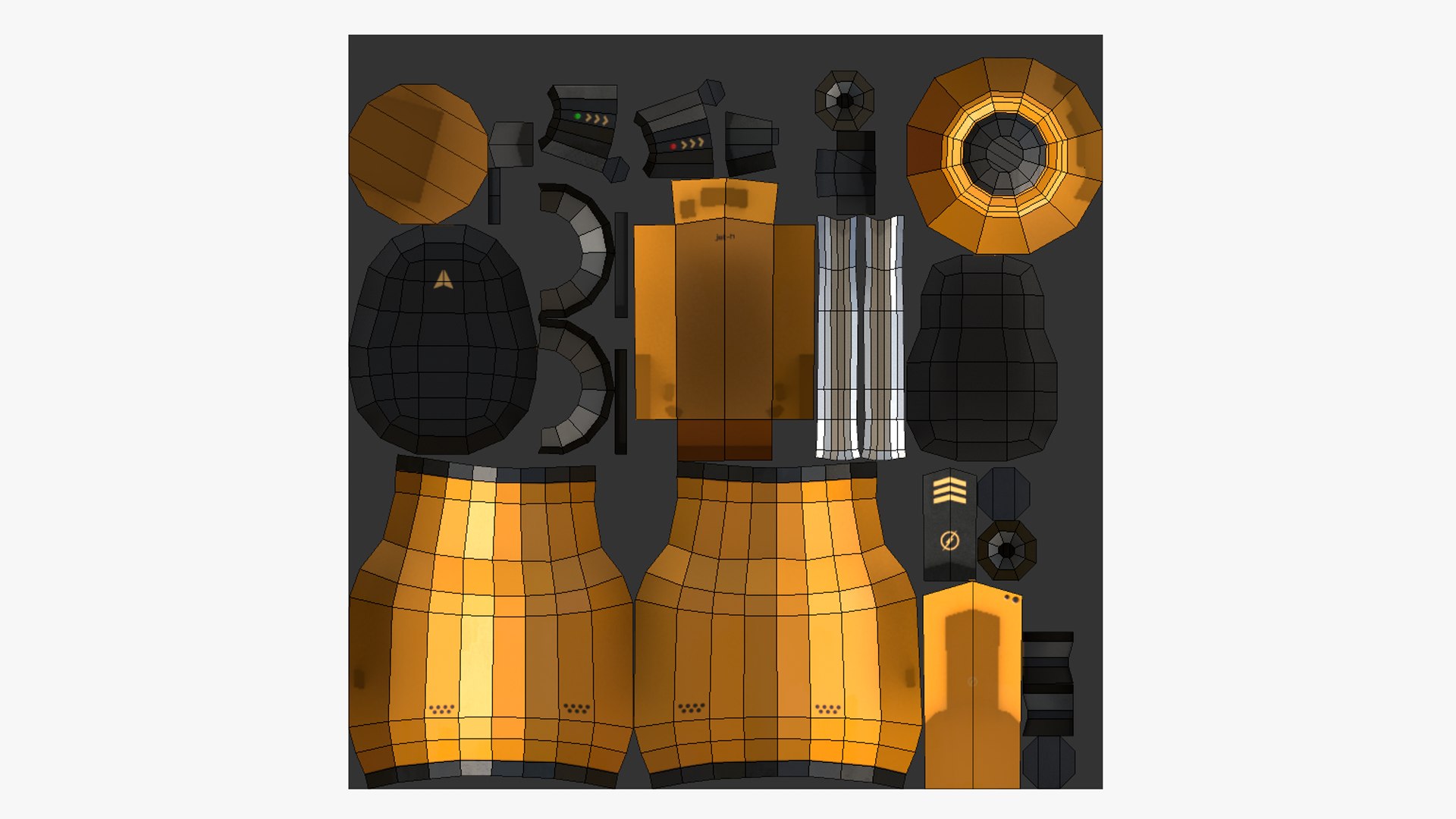 3D Jetpack Low Poly H01 - SciFi Character Design - TurboSquid 2256396