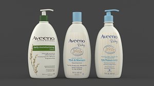 Aveeno Shampoo 3D model