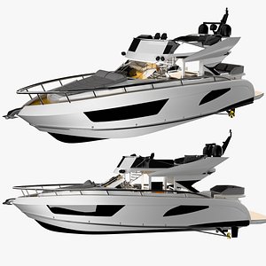 Modern Luxury sport yacht