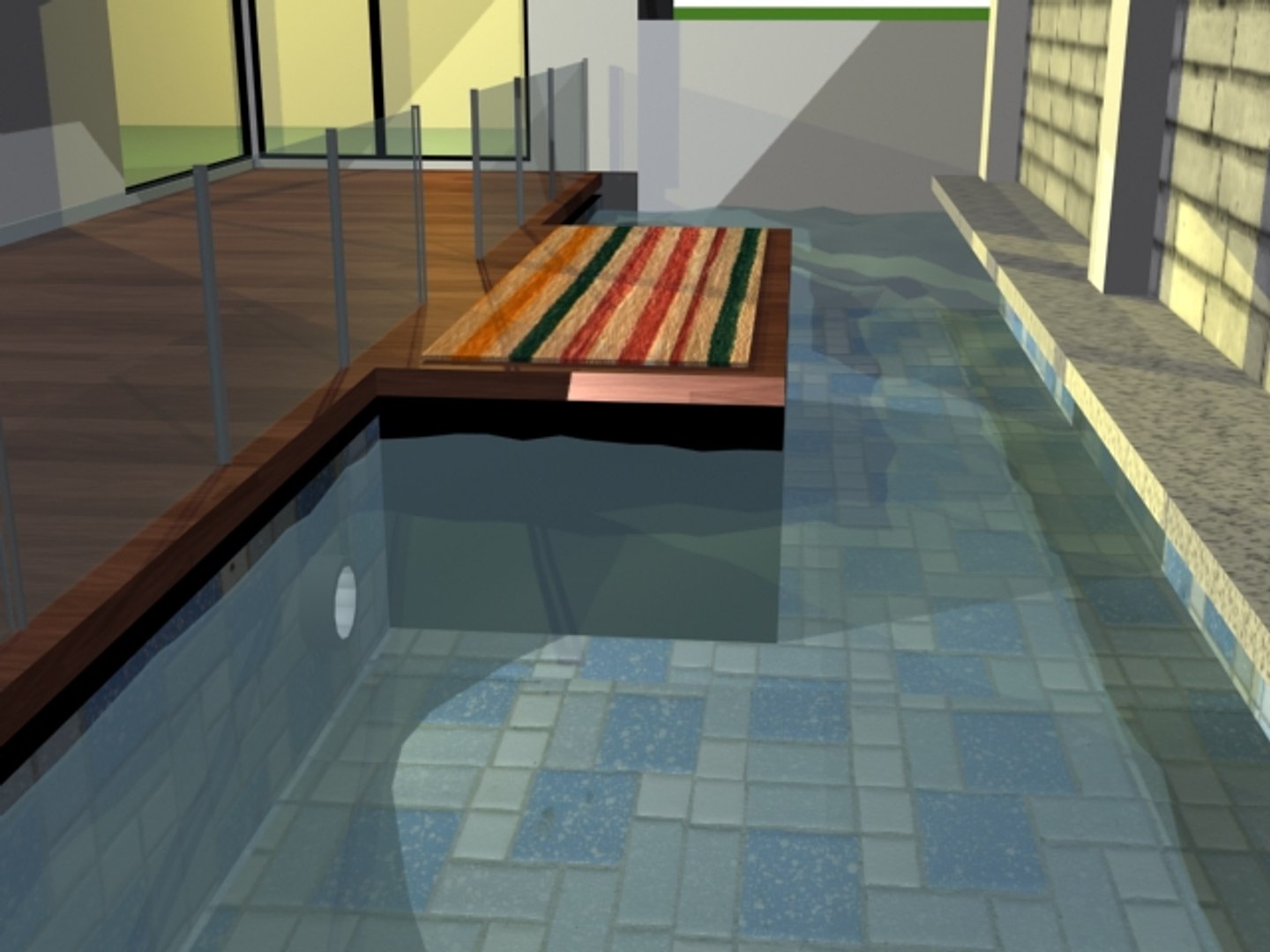 3ds Max Pool House