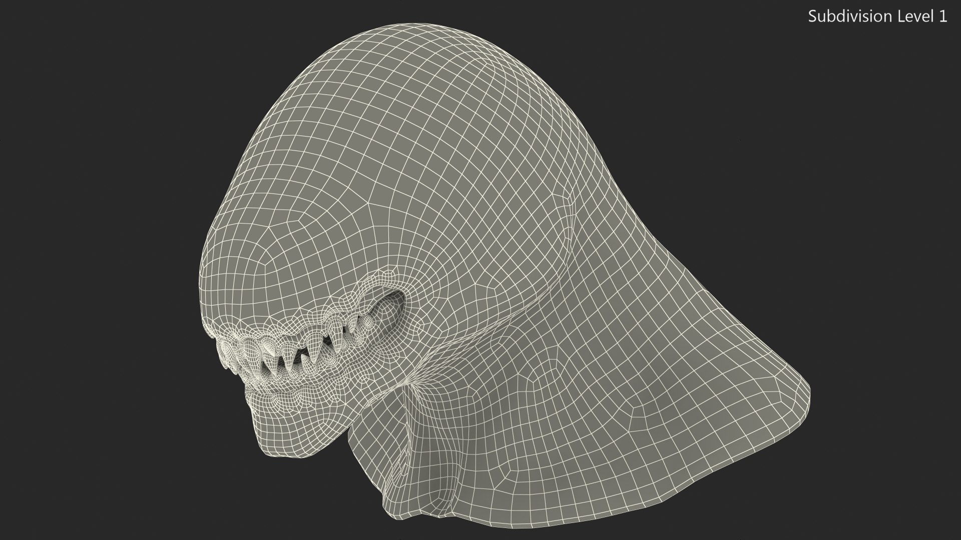 3D model monster creature head - TurboSquid 1700690