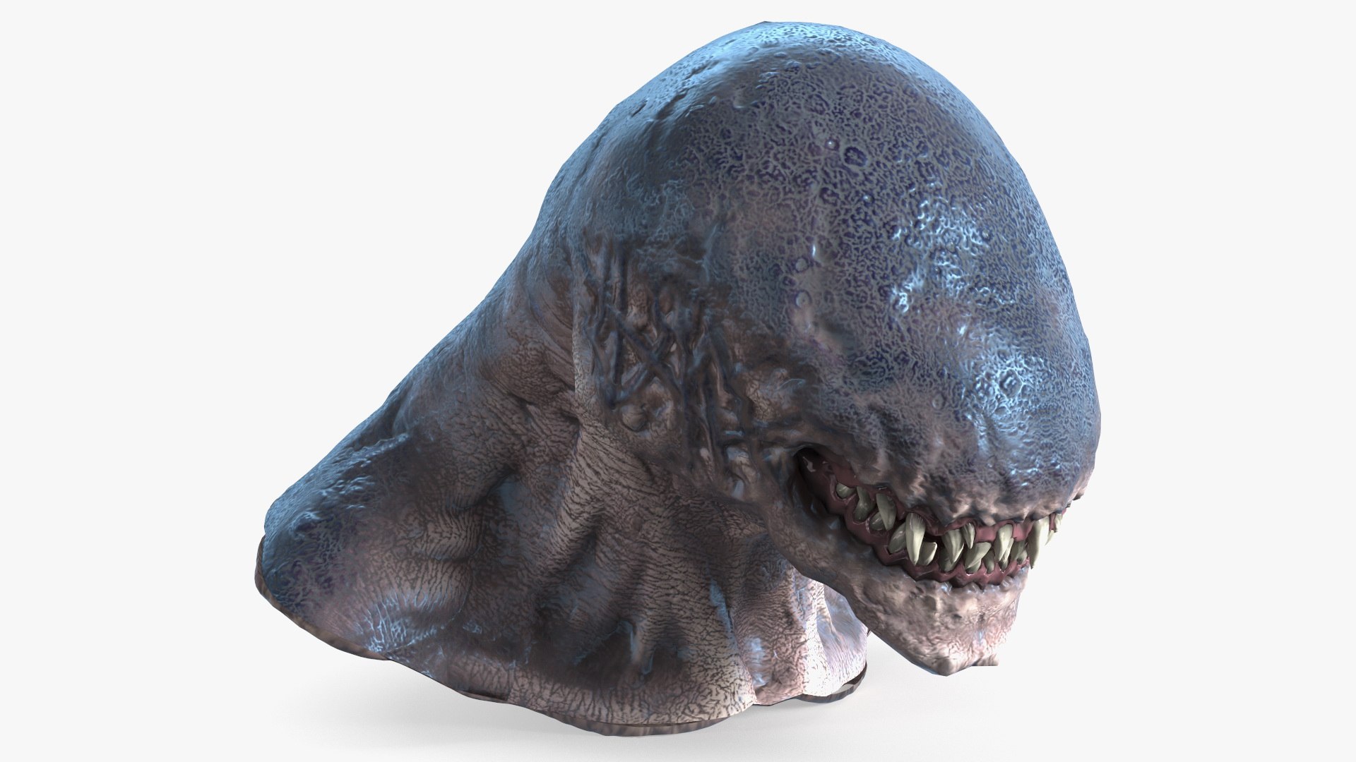 Monster Creature Head 3D model preview
