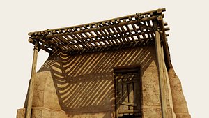 egyptian hut 3D model