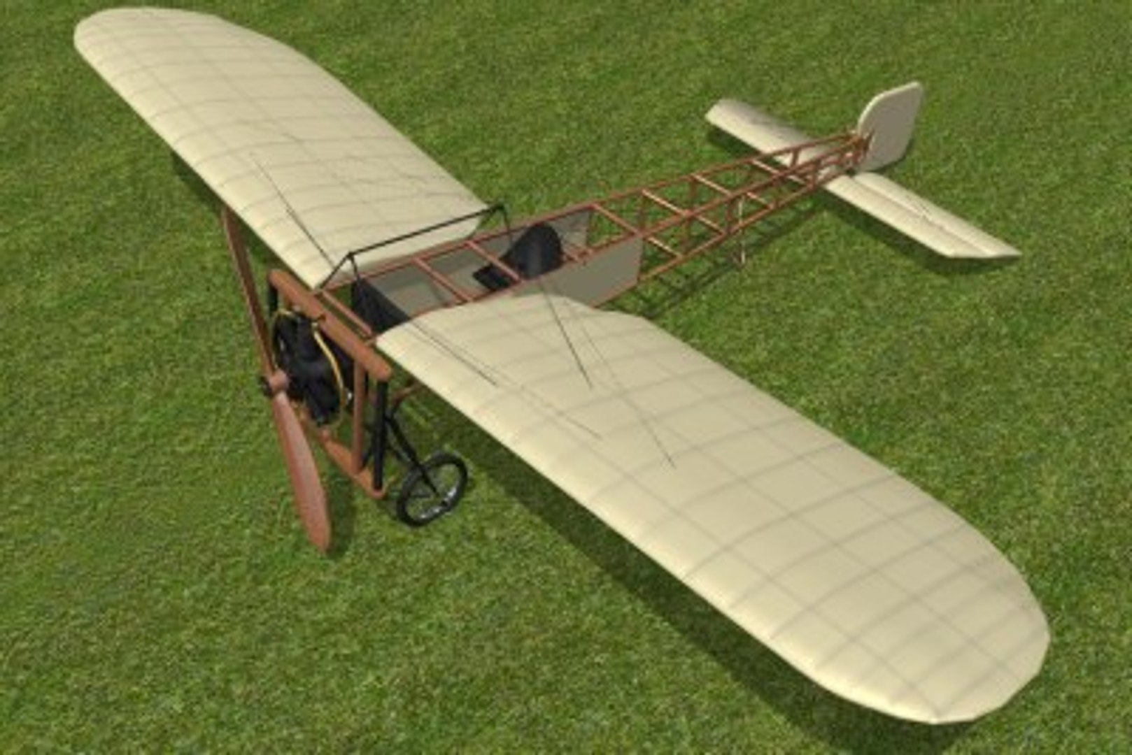 Bleriot Xi 3d Model