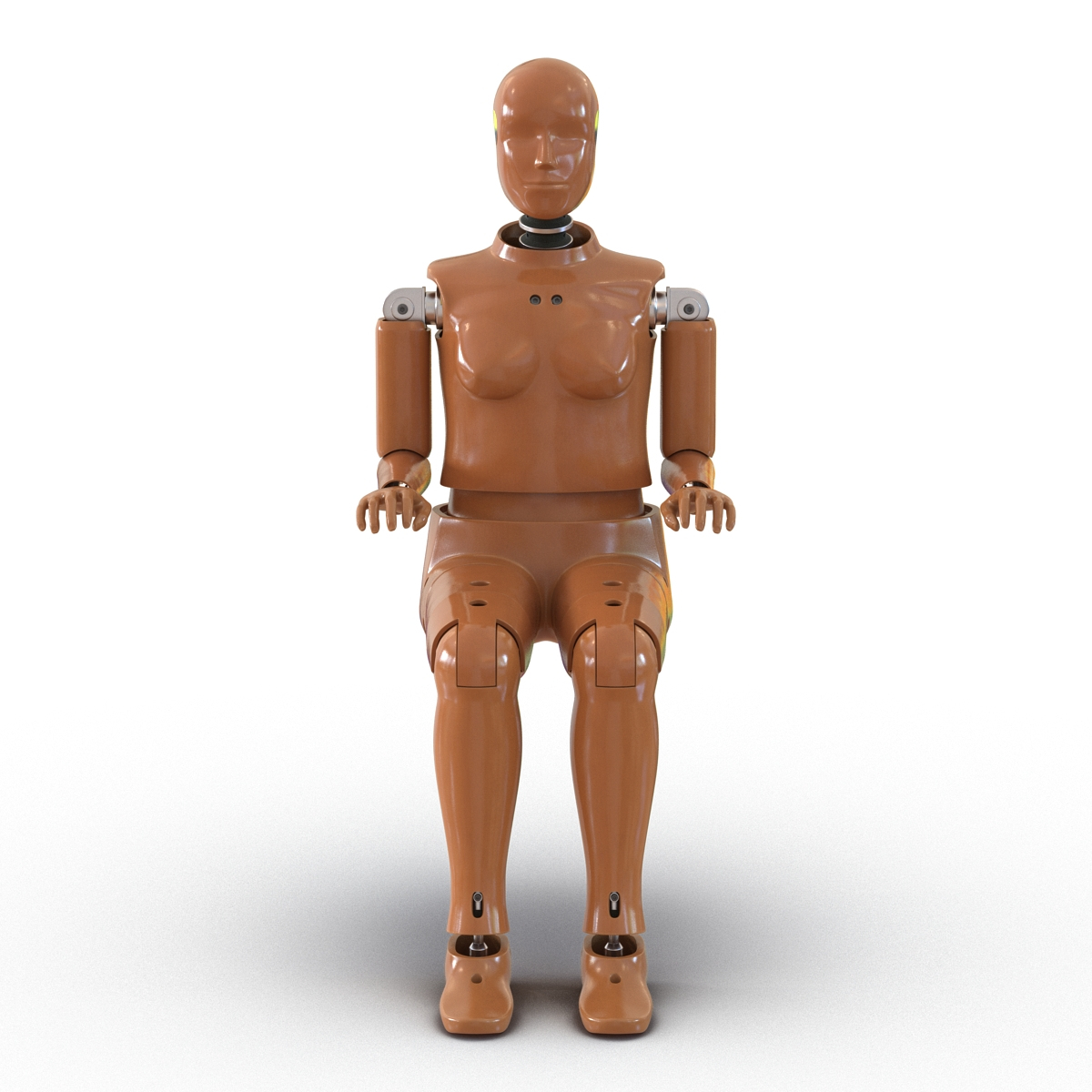 female crash test dummy 3d model