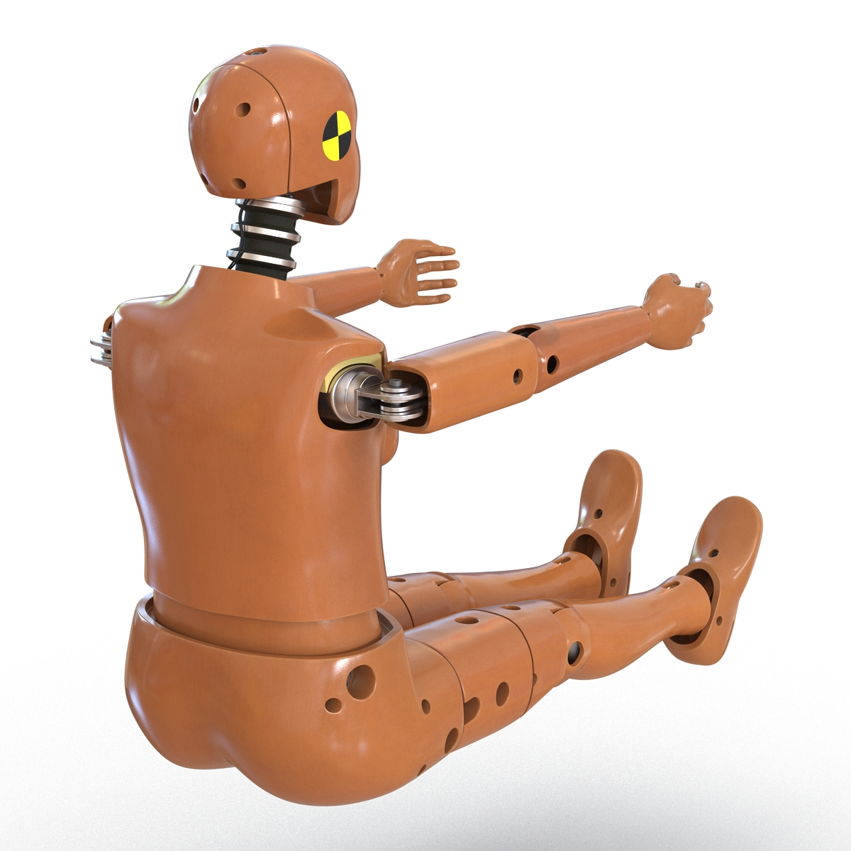 Female Crash Test Dummy 3d Model