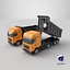 3D Detailed Transfer Dump Truck