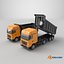 3D Detailed Transfer Dump Truck