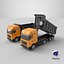 3D Detailed Transfer Dump Truck