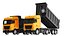 3D Detailed Transfer Dump Truck