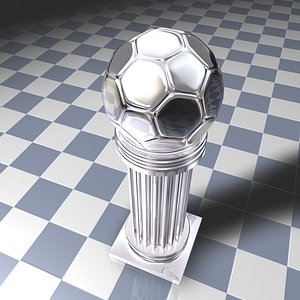 silver football tropy