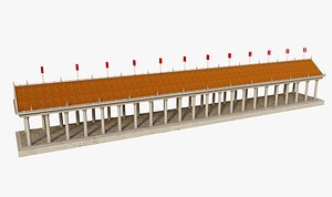 Classic Structure Temple 3D model