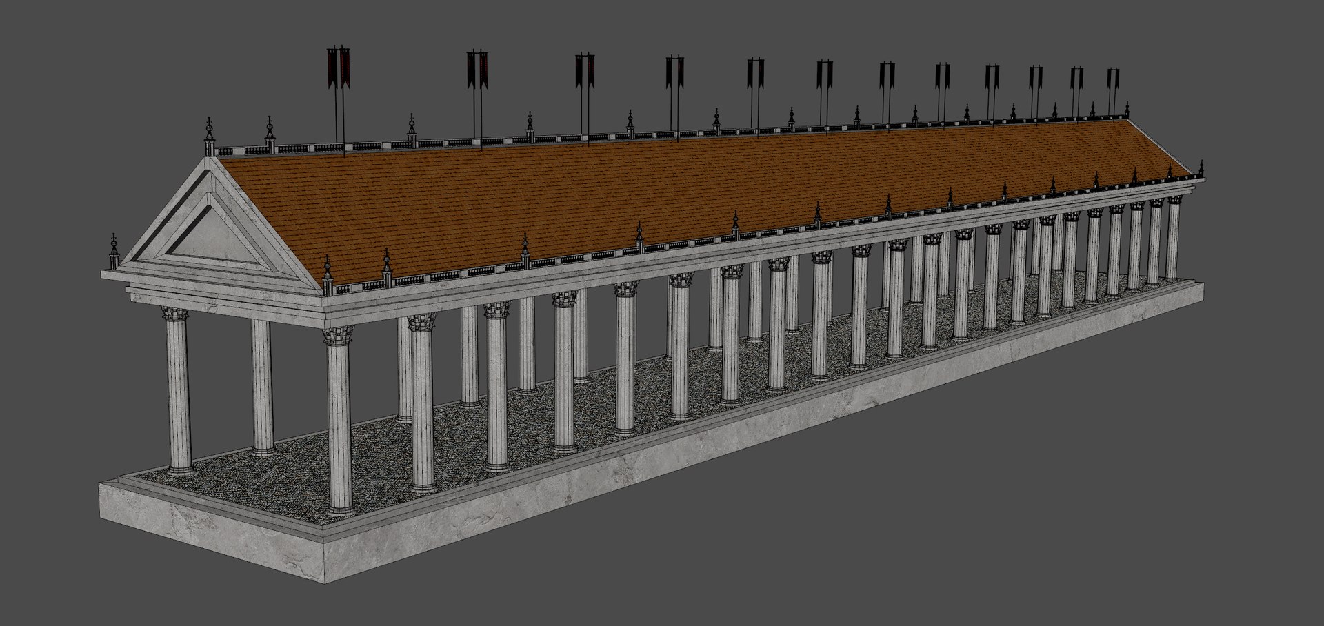 Free Classic Structure Temple 3D Model - TurboSquid 2398215