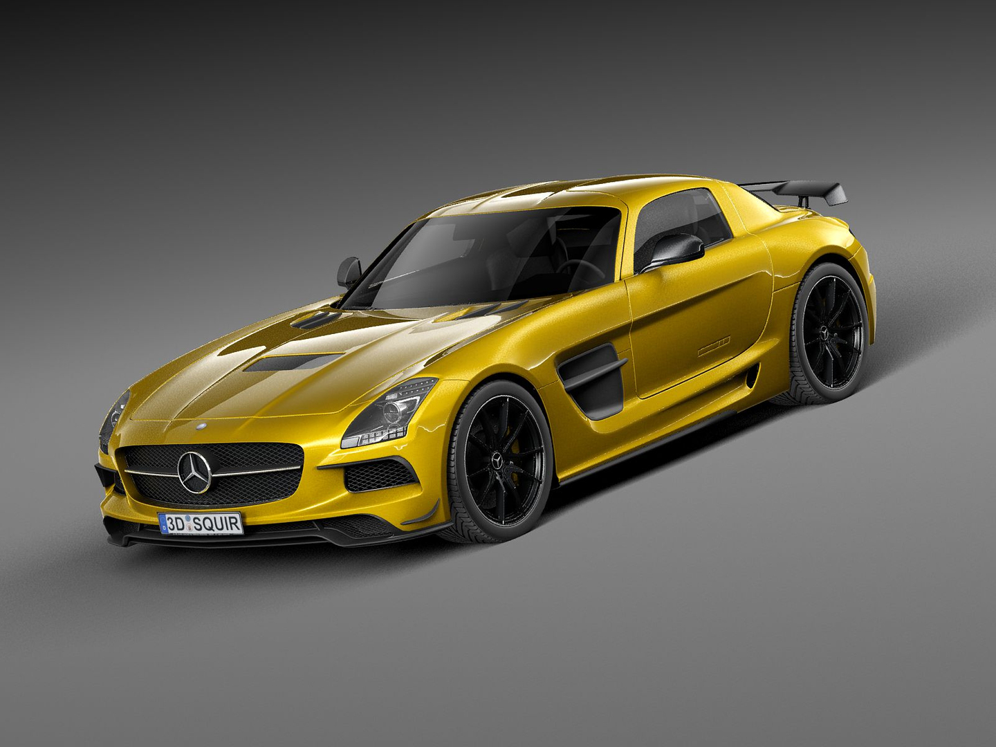 3d c4d mercedes benz sls amg