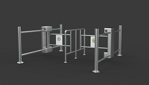 Fast Speed Gate 3D model 3D model