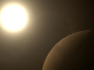 3d planet mars model