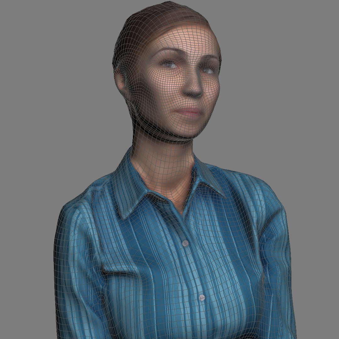 3d Model Realistic Human