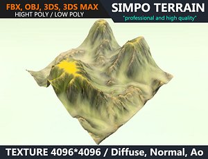 3D terrain model