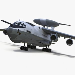 3D model Airborne Radar Patrol Plane