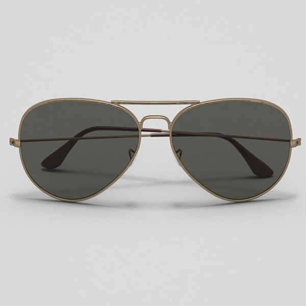 Aviator sunglasses colors model - TurboSquid 1331791