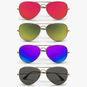 aviator sunglasses colors model