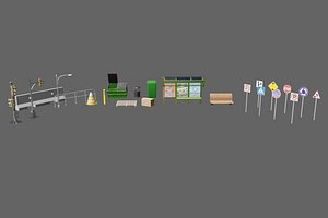 city props 3D