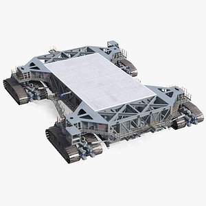 NASA Missile Crawler Transporter Facilities Rigged
