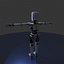 Robot fantascientifico SCAER Modello 3D attrezzato Modello 3D