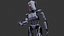 Robot fantascientifico SCAER Modello 3D attrezzato Modello 3D