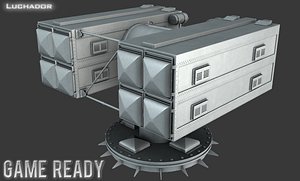 rim-7 missile launcher 3d max