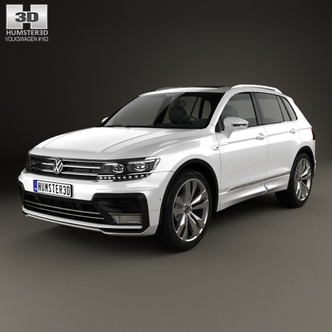 3D Model Volkswagen Tiguan R-line - TurboSquid 1241390
