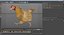 3D model rigged chickens